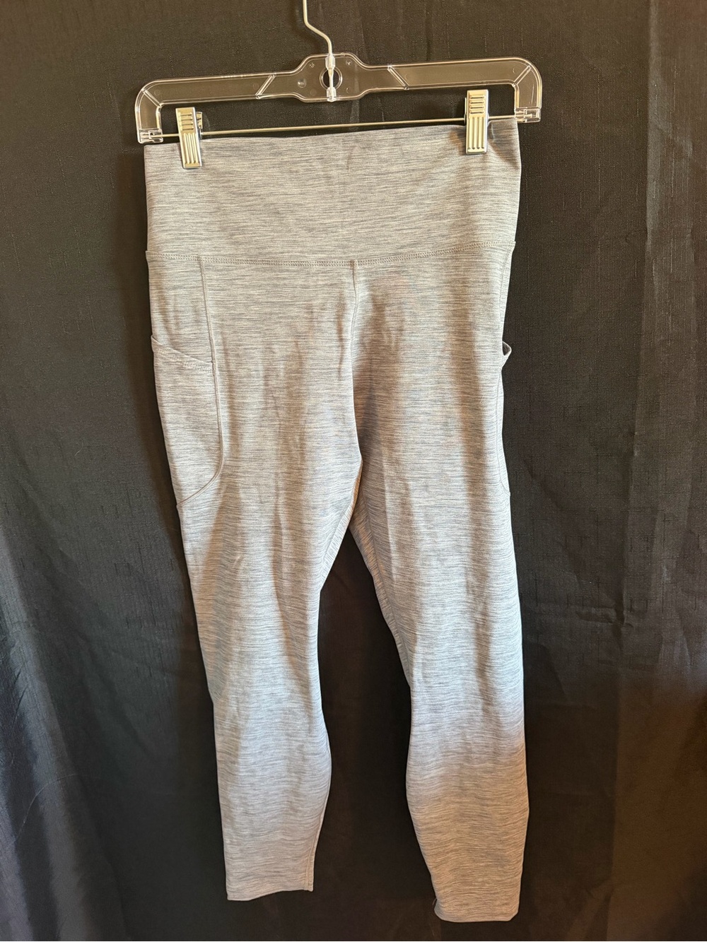 Nike Heather Gray Stretch Leggings